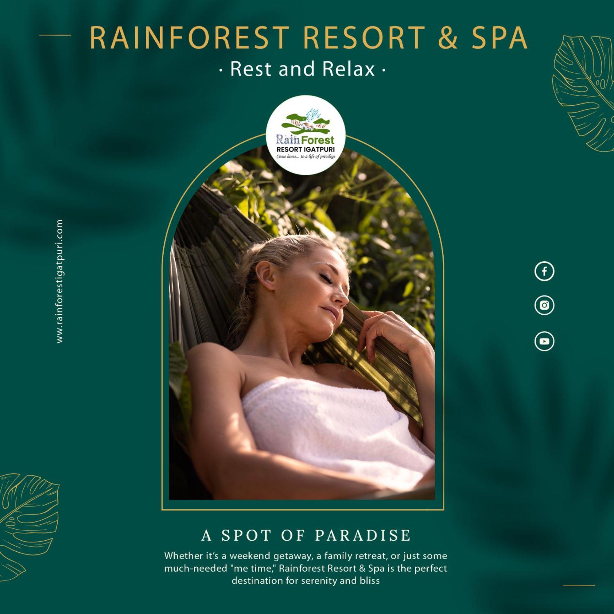 Rainforest Resort And Spa, Igatpuri -Nature'S Luxury Awaits Zewnętrze zdjęcie